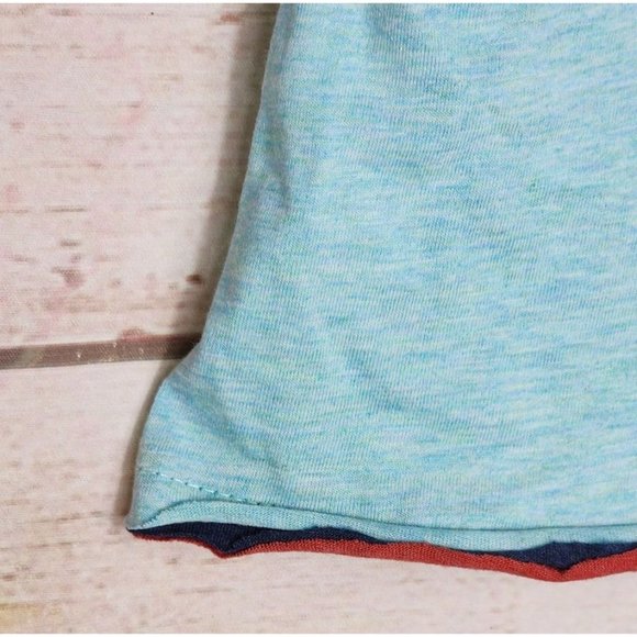 Rare Vassari Los Angeles Light Blue Crew Neck Men's Designer Shirt - Cut Edges - Picture 9 of 15